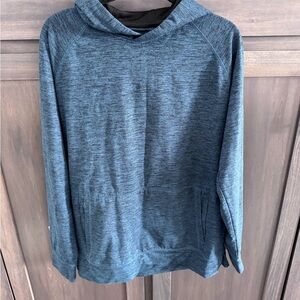Men's Large 01.Algo Heathered Blue Hoodie